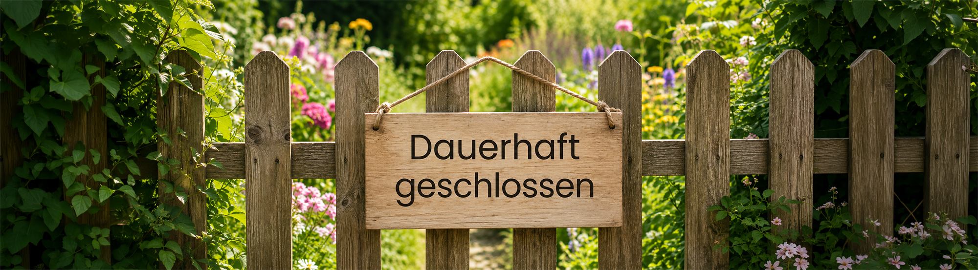 Dauerhaft geschlossen wegen Geschäftsaufgabe: Baumschule Kluge