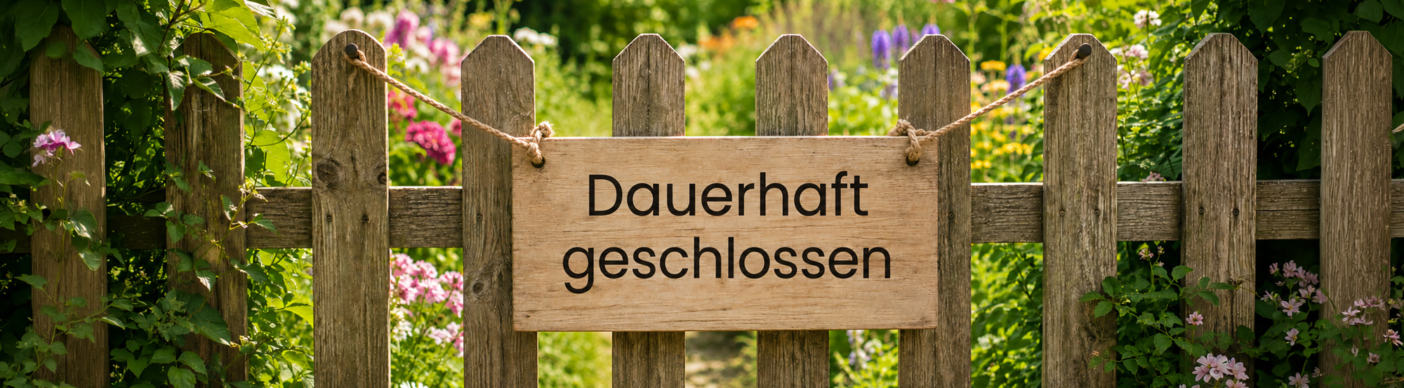 Dauerhaft geschlossen wegen Geschäftsaufgabe: Baumschule Kluge